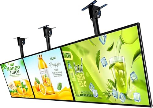 Scatola luminosa a LED con cornice a scatto ultra sottile, display for poster illuminato, scheda menu retroilluminata a LED, cartellone pubblicitario a parete for ristorante, bar, negozi (1 pezzo)(Bla
