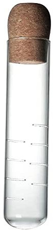 Passoire à thé, tube à essai, infuseur à thé, passoire à thé transparente, mini bouteille vide avec bouchon en liège, pour thé en vrac