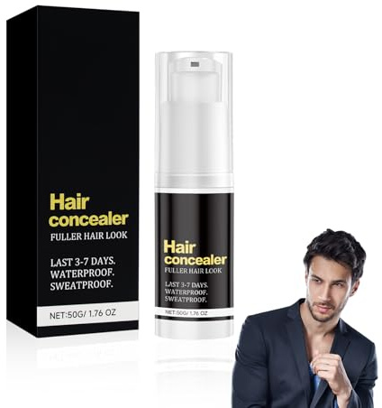 Horuili® Crema Cubrepelo, Corrector Capilar, Cubrepuntos Voluminizador Capilar, Fortalecedor de la raya del pelo a prueba de sudor, Cubre fácilmente el pelo suelto