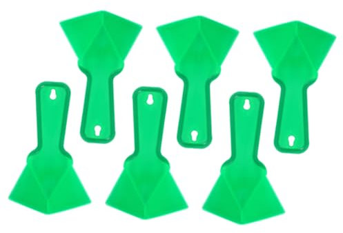 HORIALENCE 6piezas Paleta De Plástico Para Masilla Para Acabado De Unidades Para Esquinas Interior y Exterior Alisadora