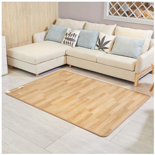 Tappeto riscaldato in grafene,Tappetino riscaldato,Tappeto riscaldato Elettrico,Temperatura Regolabile,Cuscino riscaldante per i Piedi,Tappeto riscaldato per Yoga,A,59 x78 3/4