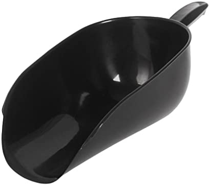 MagiDeal Pala Plástica para Almacén Cuchara para Suministrar Granos Utensilio para Harinas Y Legumbres Herramienta Multiuso Duradera Adecuada para Cocina, Negro