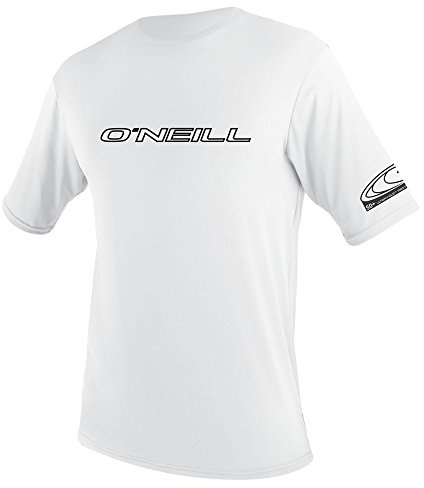 O'Neill Jungen Shirt Youth Basic Skins Short Sleeve Sun Shirt, White, 14, 3422-025-14