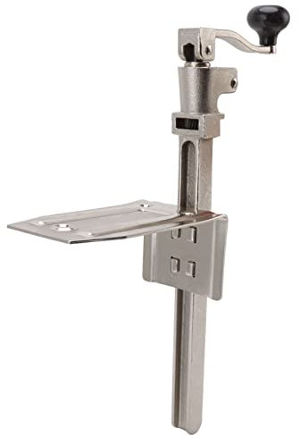 Apriscatole da Tavolo, Facile da Usare Apriscatole con Base a Vite Base in Acciaio Zincato Apriscatole Manuale per Hotel Ristoranti Ristorazione Commerciale
