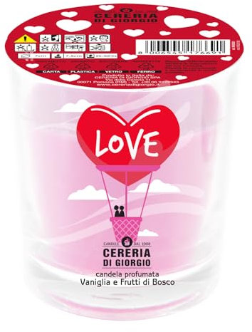 Cereria di Giorgio Candela in Cera Vegetale Profumata in Bicchiere, Passion Fruit