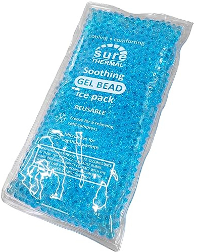 Gel Bead Ice Pack - Freeze or Microwave for Ultimate Comfort and Relief - Reusable Non Toxic ice Pack