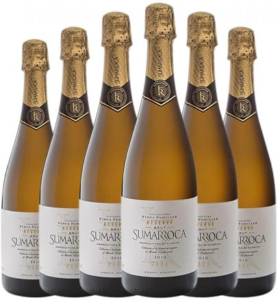 Sumarroca Ecològic Brut Cava Reserva 75 cl Espumoso blanco (Caja de 6 Botellas de 75 cl)