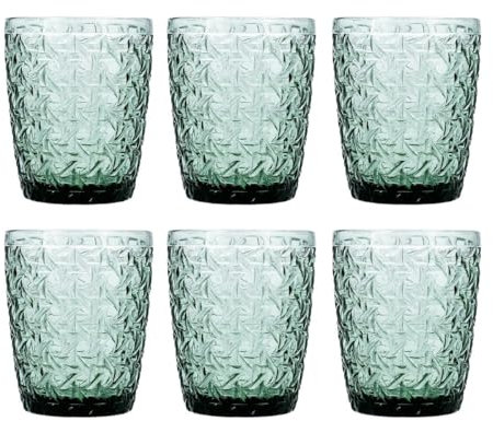 Bidasoa Agata Set 6 Vasos Bajos Vidrio 30cl Otros Vidrios Apto Frigorífico No Apto Microondas Ecológico