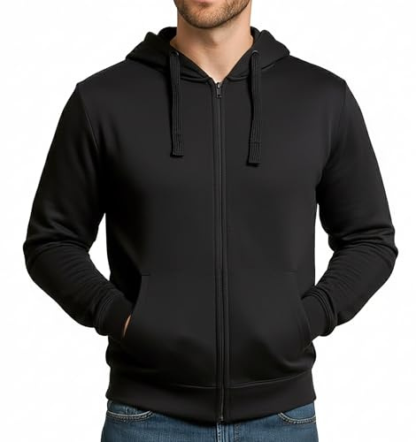 ROCK-IT Apparel Veste à Capuche pour Homme avec Poches latérales - Fermeture éclair - Sweat à Capuche - Veste de Travail - Pull à Capuche - Tailles S à 5XL
