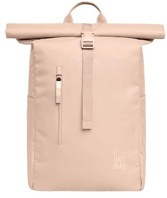 GOT BAG Rucksack Rolltop Easy | Laptop Rucksack Wasserabweisend mit 16“ Laptoptasche | 31 Liter Füllvolumen Rollrucksack (pearl)