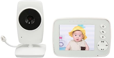 Yunseity SMART Baby Camera Monitor With Color Night Two Way Talk Wireless Video Monitor för Baby Registry (EU)