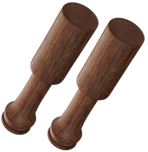 Hoement 2 Pezzi Bastone in Legno per Ciotola Sonora Tibetana Buddha Mazzuolo Leggero e Portatile per Campane Tibetane Accessorio per Meditazione e Yoga