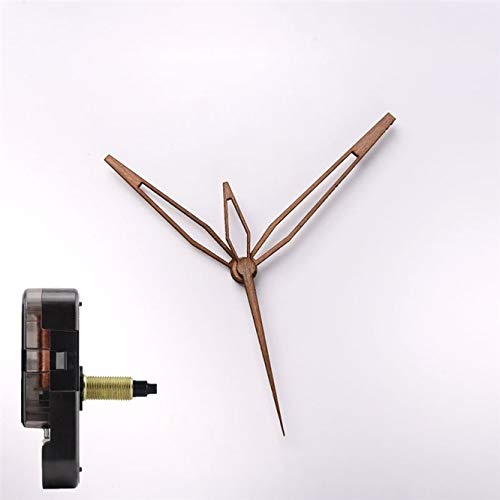 Clock Parts & Accessories 10sets Quartz Wall Clock Movement Walnut Wooden Hands Kit Spindle Step Mechanism Shaft Classic Watch Repair Replacement Home - (Color: D; Sheet Size: 8.9mm)