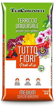Tercomposti Terriccio Universale Pronto all'Uso Tutto Fiori 10 Lt