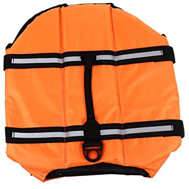 Happyyami Hund Schwimmweste Reflektierend Polyester Orange Xs Sommer Badeanzug Für Kleine Und Mittlere Hunde