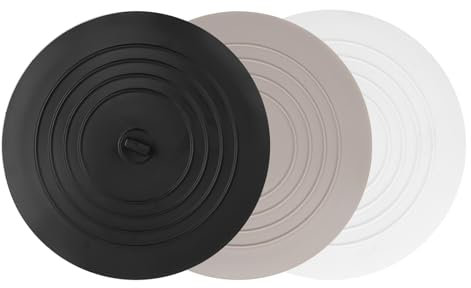 3 PièCes Bouchon Baignoire Silicone, Bouchon Evier Cuisine,Bouchon Baignoire Universel, Bouchon Evier,Bouchon De Vidange, pour éVier De Salle De Bain Cuisine 3 Couleurs
