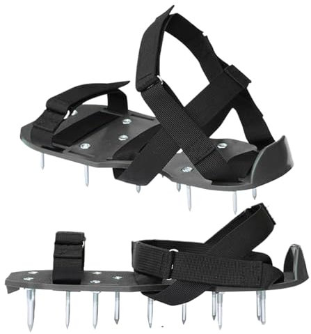 Scarpe Areatrici per Prato | Sandali da Giardino con Punte Arieggianti - Scarpe Arieggianti con Punte Regolabili per Migliorare l’Aerazione del Terreno in Giardino, Prato, Paesaggistica, Parco e Fatto