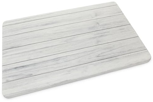 Acomoda Textil – Alfombra de Baño de Piedra Diatomita 40x60 cm. Tapete Antideslizante de Secado Rápido y Alta Absorción Práctico, Higiénico y Funcional para el Hogar (Agave)