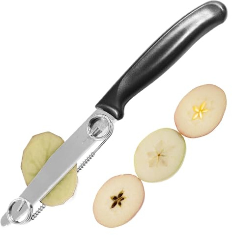 Pelador De Verduras,Pelador Cortador Rebanador de Cocina - Dispositivo Con Muelle Antideslizante Para Pelar Piña Zanahoria Mango Col Limón Kiwi En Casa