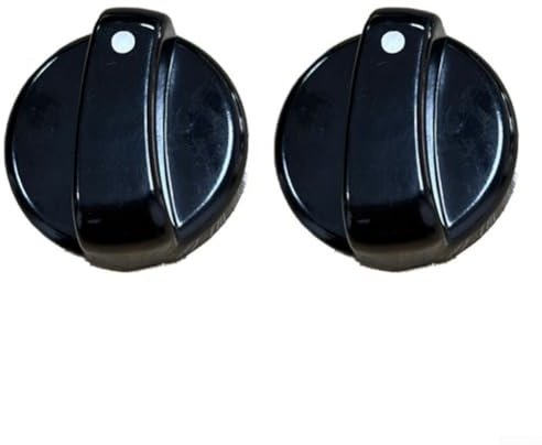Pomello di ricambio per stufa a gas, compatibile con stufe a gas naturale e gas liquefatto, con pulsante di accensione integrato (2 pezzi)