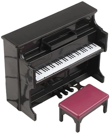 Miniature Di Strumenti Musicali Accessori In Miniatura Mini Modello Di Pianoforte A Coda In Legno Con Panca
