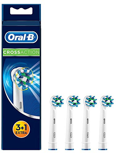 Oral B Cross Action Replacement Electric Toothbrush Heads x4