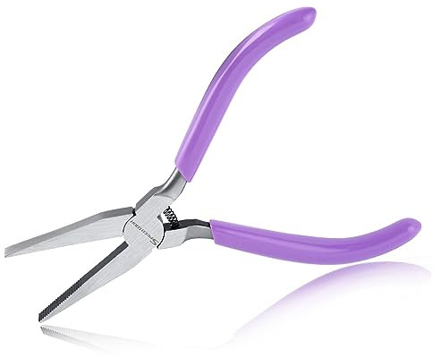 SPEEDWOX Flachzange für die Schmuckherstellung – Mini-Entenschnabelzange zum Biegen von Drähten und Ringen