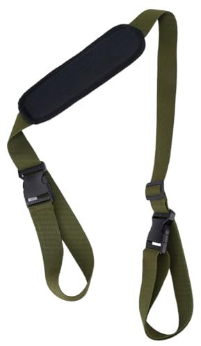 GORGECRAFT Sangle de Transport Réglable pour Chaise de Plage,Sac à Dos,Sangles de Transport Antidérapantes Universelles de Remplacement pour Vélos Pliables,Randonnée,Extérieur,Vert Olive,106-176cm