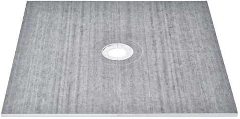 VEVOR Shower Curb Kit, 72x72 Shower Pan Kit with 6.3 Central Drain, Lightweight EPS Shower Installation Kits with 2 Waterproof Cloths, Shower Pan Slope Sticks Fit for Bathroom