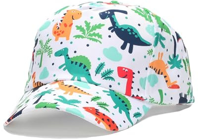 TPZORJX gorra niño， Classic Baby Gorra de béisbol Dinosaurio Niños Niñas Sombrero para el Sol Algodón Primavera Verano Niños Visera Sombreros，gorra niño 3 años，gorro niños 2 años