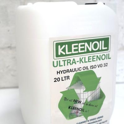 KLEENOIL Ultraclean Premium Cleaned New Hydraulic Oil 32s, ISO 15/14/10, NAS 4 Certified, Ultra-Fine Filtered, For Precision Machinery and similar