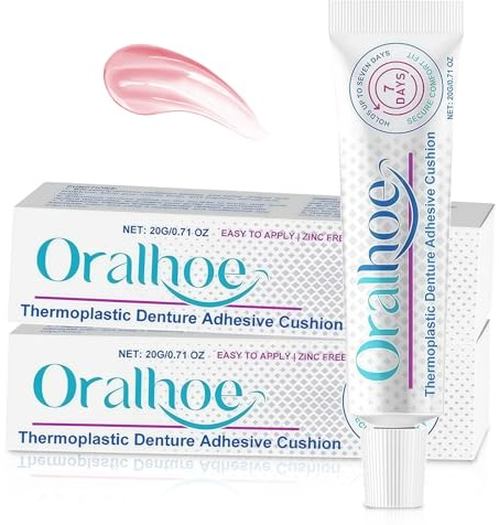 2x15g Adhésif Pour Prothèses Dentaires,Colle Prothèse Dentaire Extra Pratique Pour Dentier