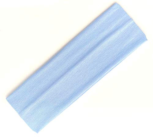 7cm Plain Stretchy Fabric Headband Kylie Band Headband Hairband Hair Bandeau (Baby Blue)