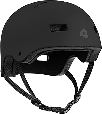 Retrospec Dakota Bicycle / Skateboard Helmet for Adults - Commuter, Bike, Skate, Scooter, Longboard & Incline Skating - Highly Protective & Premium Ventilation- Large- Matte Black
