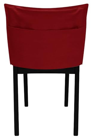 Muka Bolsillos para silla para aula, organizador de respaldo para silla de casa, saco de asiento de 16 pulgadas, color burdeos