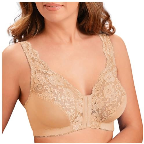 Generico Brassiere Reggiseno Ragazza Reggiseno con Spalline Removibili Reggiseno Seno Reggiseni da Donna Reggiseno Nude Brasier Donna Reggiseno Posturale Taglia Grande Corsetto Donna Marrone