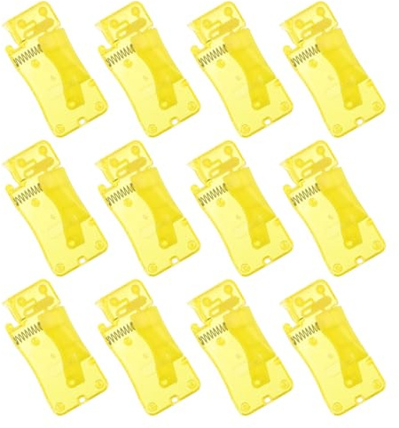 WEKAMOS 12 Pezzi Infila Ago Automatico per Cucito Mano e Macchina Aiuto per Infila Filo Rapido Accessorio Compatibile con Fili Cotone e Speciali Compatto e Durevole per Ricamo Maglia e