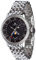 Auersheim Limitierte Auflage Mene Herrenuhr mit Datumsanzeige Klassisches Design Ø42mm Silber Edelstahl Armbanduhr (Silber)