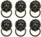 6 Pièces Poignée Bouton Meuble, Meuble Ancien Lion Tirez Main Dans, Bouton de Poignée Rétro, Convient Aux Poignées de Meubles, Pratique et économique