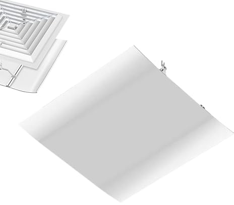 Desviador de Aire Acondicionado,Desviador Cuadrado Para Rejilla De Aire | Ajustable Para Difusor en Hogar Garaje Casa Rodante Ventana Techo Muebles Interior Exterior