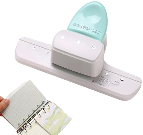 Pappershål, bärbart manuellt hålverktyg, hål för ringpärmar, för mappar klippbok, kort, journal, kartong, hus, skola, klassrum