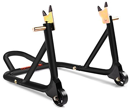 ConStands - Motorrad Montageständer Kompatibel mit Kawasaki GTR 1400 / KLE 500 Schwarz-Matt Hinten XM Racing