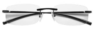 SILAC – Lunettes loupes pour homme et femme – Lunettes de lecture Black Metal 7097 – monture métal gris foncé sans nickel avec branches flex – dioptrie +2,50