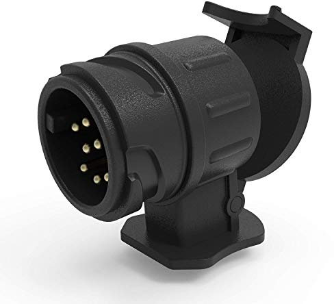 NEUE DAWN Adattatore 13 a 7 poli rimorchio per Auto, caravan, camion, SUV, camper, adattatore rimorchio da 13 a 7 pin gancio di traino