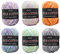 6 Rolls Assorted Colors Smooth Soft Milk Cotton Yarn DIY Hand Knitting Baby Wool Craft Shawl Scarf Crochet Thread Supplies