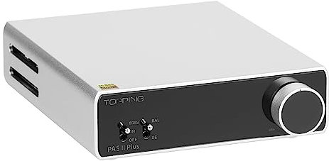 KGUSS Topping PA5 II Plus Amplificateur de Puissance 140 W x 2 Classe D AMP entièrement équilibré Entrée TRS/RCA Déclencheur 12 V Amplificateur Audio stéréo pour la Maison