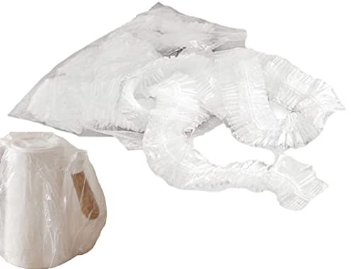 JINGLING 50 Stück Verdickte Einweg Staubschutzhüllen, Transparente Küchengeräte Abdeckung, Mikrowellen-Staubschutzhüllen, Elastische Universelle Abdeckung Für Toaster, Ofen, ixer