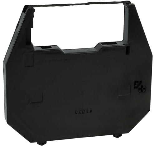 vhbw Farbband Schriftband kompatibel mit Privileg Electronic 2200, Electronic 2400, 2200, 2400 Nadeldrucker, Bondrucker - Schwarz