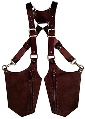 Leder-Achselhöhlenbeutel mit Anti-Diebstahl-Fell, Unterarm-Gurt-Umhängetasche, Mobiltelefontasche für Männer, schwarze Leder-Crossbody-Tasche