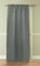 Olivia Rocco Aria Thermal Door Curtain Insulated Curtains Pencil Pleat Blackout Curtain Single Panel for Door Living Room Bedroom 117 x 213 cm, Charcoal